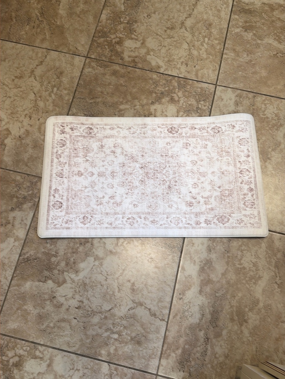 Rug in Soft Blush Pink